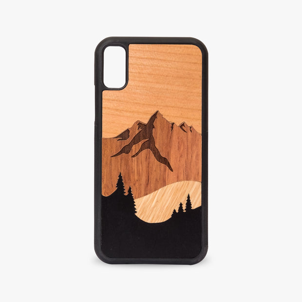 Mount Apo Case - Kool Mixed Wood iPhone Case
