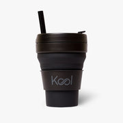 Charcoal Cup - Kool Black Foldable Cup