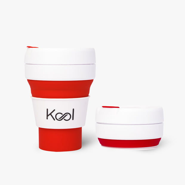 Lava Cup - Kool Red Orange Foldable Cup