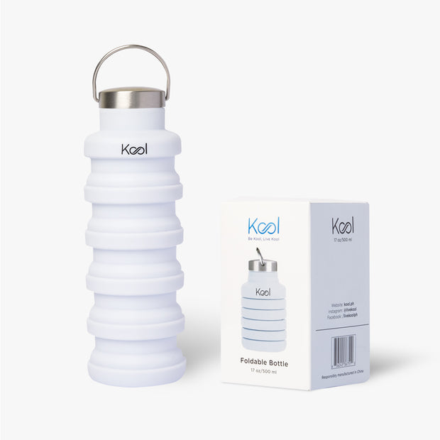 Aspen Bottle - Kool White Foldable Bottle